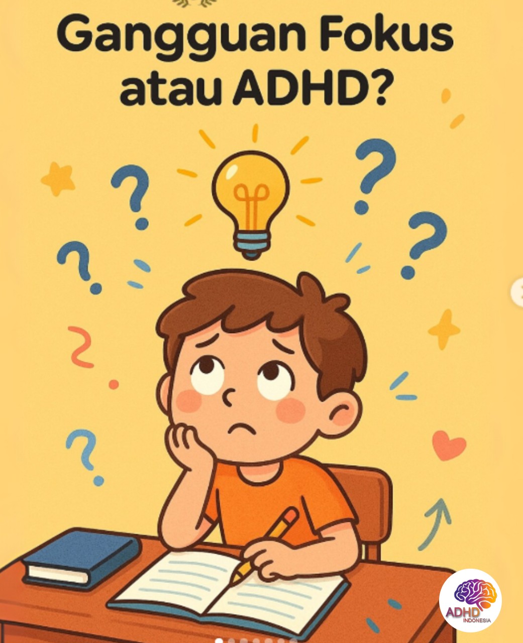ADHD dan Kesulitan Fokus Anak: Edukasi untuk Keluarga di Kabupaten Sleman