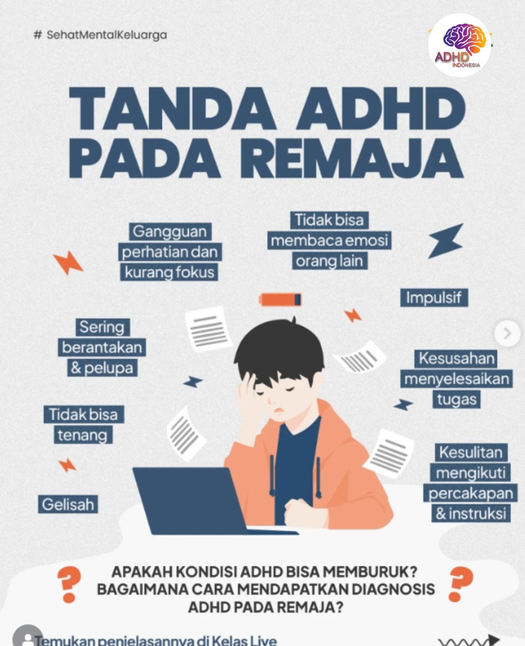 Screening ADHD Non-Diagnostik: Edukasi Awal bagi Orang Tua di Kabupaten Sleman