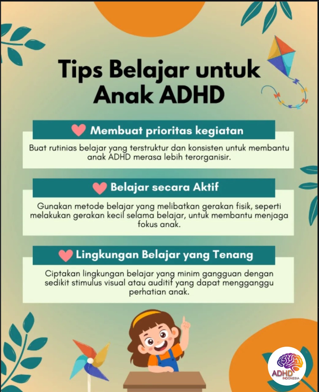 Strategi Belajar yang Cocok untuk Anak ADHD di Kabupaten Sleman